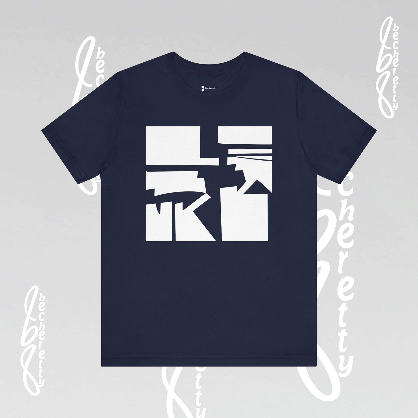 Abstract Graphic Art T-Shirt - Becheretty - Casual Wear - Gift for Art Lovers - Modern Artwork Apparel