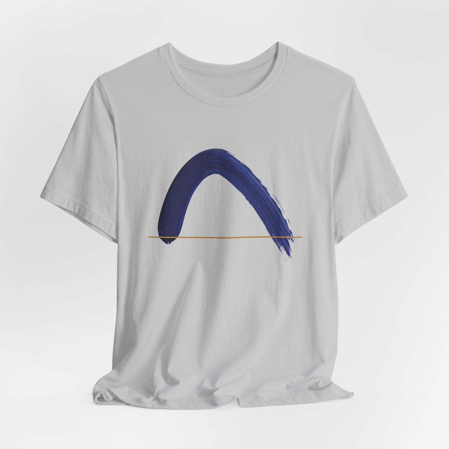 The Horizon Arc | Minimalist Brushstroke Tee - Art Graphic Becheretty - Exclusive series focused on clean, intentional art.