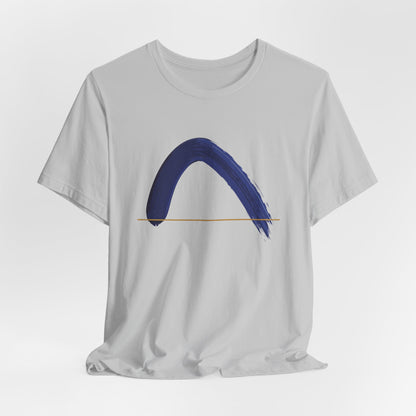 The Horizon Arc | Minimalist Brushstroke Tee - Art Graphic Becheretty - Exclusive series focused on clean, intentional art.