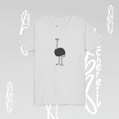 Youth Ostrich Graphic Tee - Becheretty desing for Kids, Cool Summer Top, Gift for Birthdays, Animal Lovers Tee