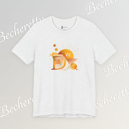 Golden Source Tee "Vit.D" A statement piece from Becheretty that symbolizes vitality, optimism, and inner shine.