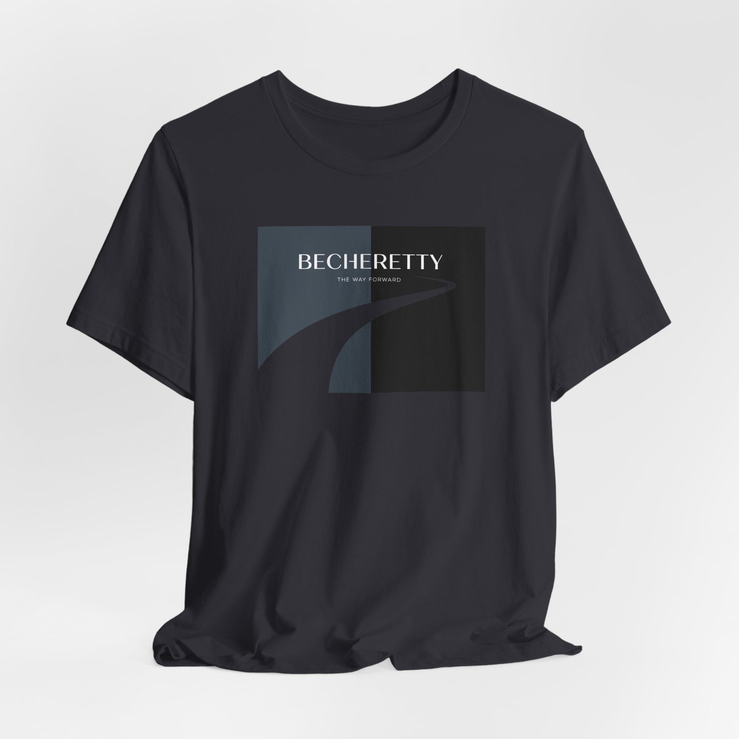 The Way Forward | Minimalist Cubist Graphic Tee Becheretty - Casual Wear, Gift Idea, Streetwear, Everyday Comfort