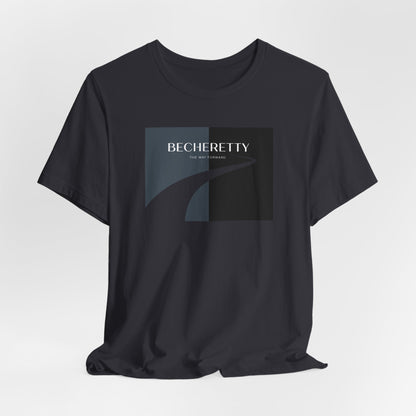 The Way Forward | Minimalist Cubist Graphic Tee Becheretty - Casual Wear, Gift Idea, Streetwear, Everyday Comfort
