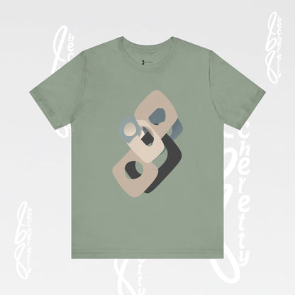 Flow Graphic Tee - Becheretty Minimalist Design - Perfect for art enthusiasts - Stylish Casual Wear
