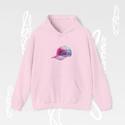 Graphic Hoodie "Retro Cap" for Creative Souls - Art Minimalist Becheretty - Stylish - Casual Wear