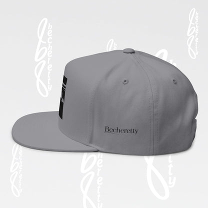 Baseball Cap - Art Graphic Becheretty - Stylish Embroidered Flat Bill Cap for Trendsetters