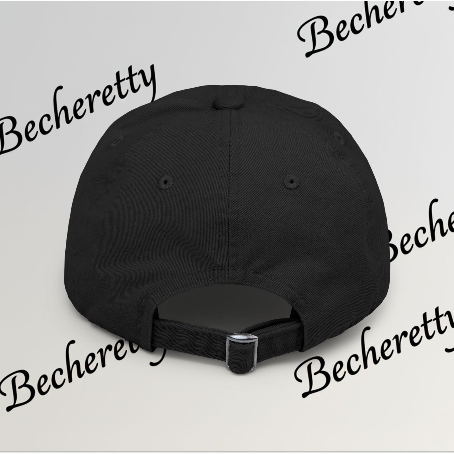 Dad Hat "Cubana" Art Graphic Becheretty — Pink Script Cap - An ideal and authentic gift for your friend