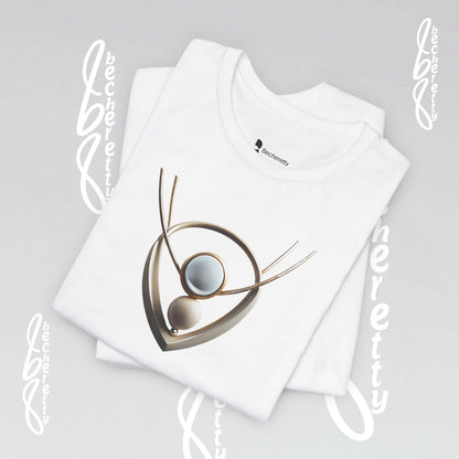Artistic Necklace - Graphic Tee Becheretty – Unique Design - Casual wear - Women's Perfect Gift