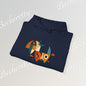 Geometric Fish Hoodie - Minimalist Graphic Becheretty, blending abstract geometric shapes