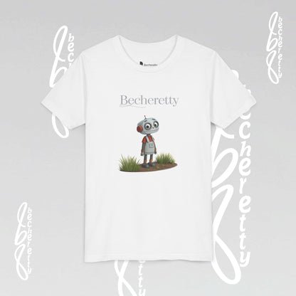 Youth T-Shirt short sleeve - Becheretty Graphic - Funny Robot - Casual Wear - Unique Kids Apparel