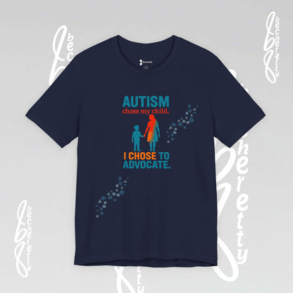 Autism Awareness Unisex Tee - Becheretty Graphic - Perfect gift for parents and friends supporting the cause.