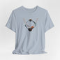 Abstract Orbital Necklace Tee - Art Graphic Minimalist Becheretty - Wearable artwork