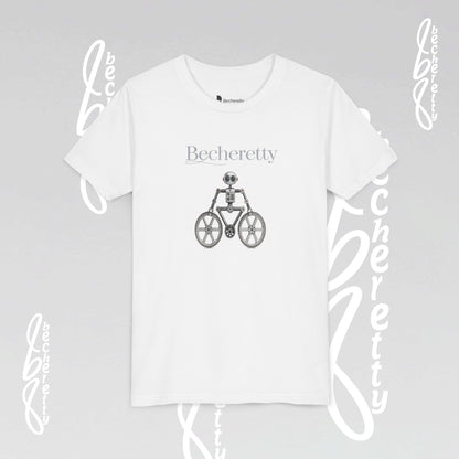 Youth T'Shirt - Becheretty Graphic Design - Cool Robot Bicycle - Perfect for Bike Lovers
