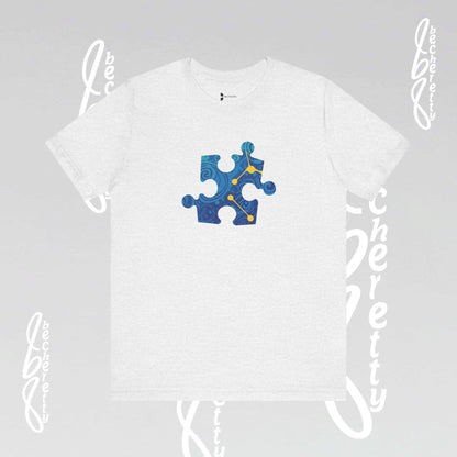 Support Autism awareness Puzzle Graphic Becheretty - Dress for a difference, casual wear