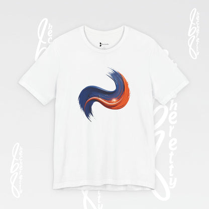 Graphic Abstract Colorful Brushstroke Tee - Art Minimalist Becheretty - Casual Wear - Authentic Apparel