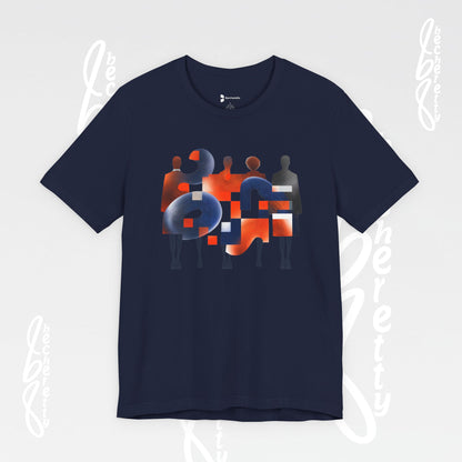 Abstract Graphic Tee Becheretty - Wear the Art - Become Part of the Composition