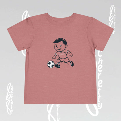 Toddler T'Shirt for Playful Days By Becheretty Design - Casual Toddler Wear - Soccer Lovers