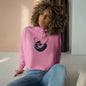 Trendy Crop Hoodie with Artistic Necklace Design Becheretty - Fashionable Sweatshirt, Gift for Her, Casual Wear, Stylish Loungewear