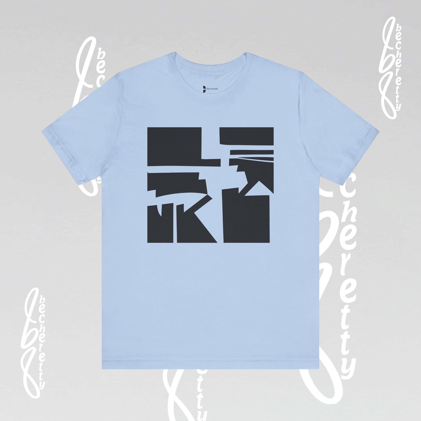 Abstract Graphic Art T-Shirt - Becheretty - Casual Wear - Gift for Art Lovers - Modern Artwork Apparel