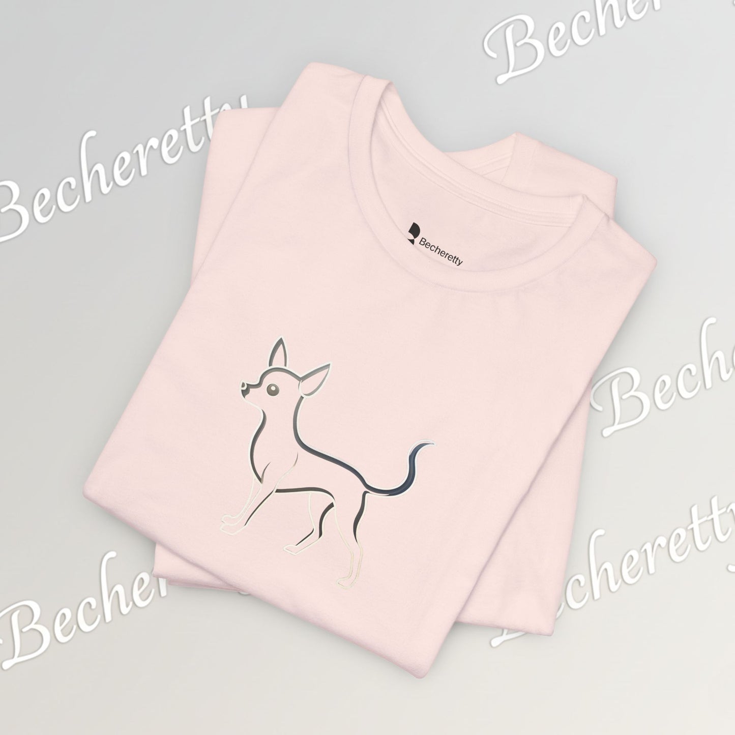 The Minimalist Muse: Chihuahua Line Art Tee Becheretty - "dog lovers"— less is often much more.