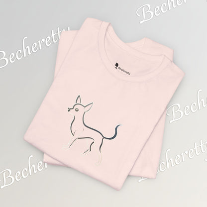 The Minimalist Muse: Chihuahua Line Art Tee Becheretty - "dog lovers"— less is often much more.