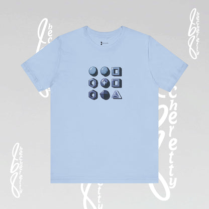 Graphic T-Shirt Becheretty - Short Sleeve, Unisex - Stylish Minimalist - Casual Wear