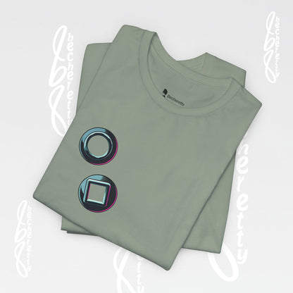 Graphic T-Shirt short sleeve, Unisex - Becheretty Minimalist Design - Casual Wear