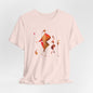 "Gilded Strangers" Graphic T-Shirt Becheretty - A Journey Through an Abstract World of Mythic Beings