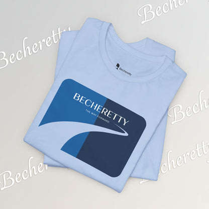 Becheretty Logo Tee — Minimal Retro Road Graphic Art Minimalist Becheretty -  Summer Outing, Casual wear
