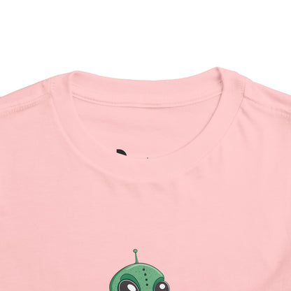 Alien Bicycle Toddler Tee - Fun Kids Shirt - Art Graphic Becheretty - Cute Gifts for Little Explorers