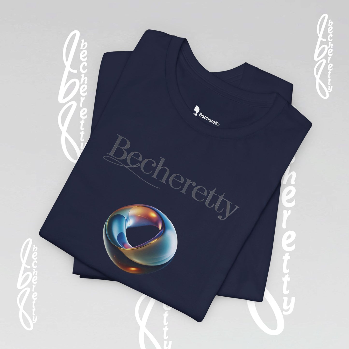 Abstract futuristic ring - Graphic T-Shirt - Becheretty Design - Gift for Women - Casual Wear