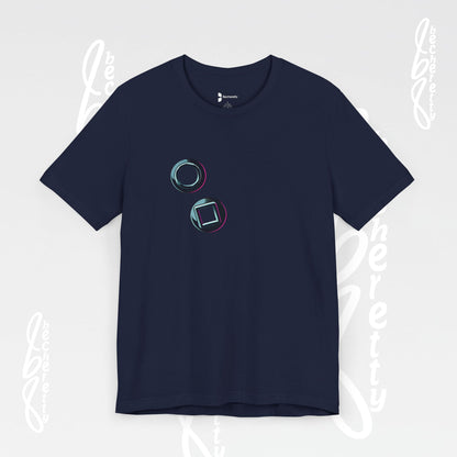 Graphic T-Shirt short sleeve, Unisex - Becheretty Minimalist Design - Casual Wear
