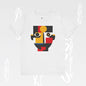 Abstract Geometric Face T-Shirt — Modern Cubist Art Tee