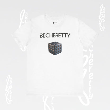 Becheretty Cube T-Shirt – Minimalist Geometric Graphic Art Expression - Casual wear - Gamers Gift