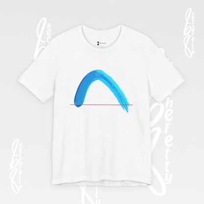 Vibrant Wave Graphic Tee - Unisex Short Sleeve T-Shirt - Art Minimalist Becheretty