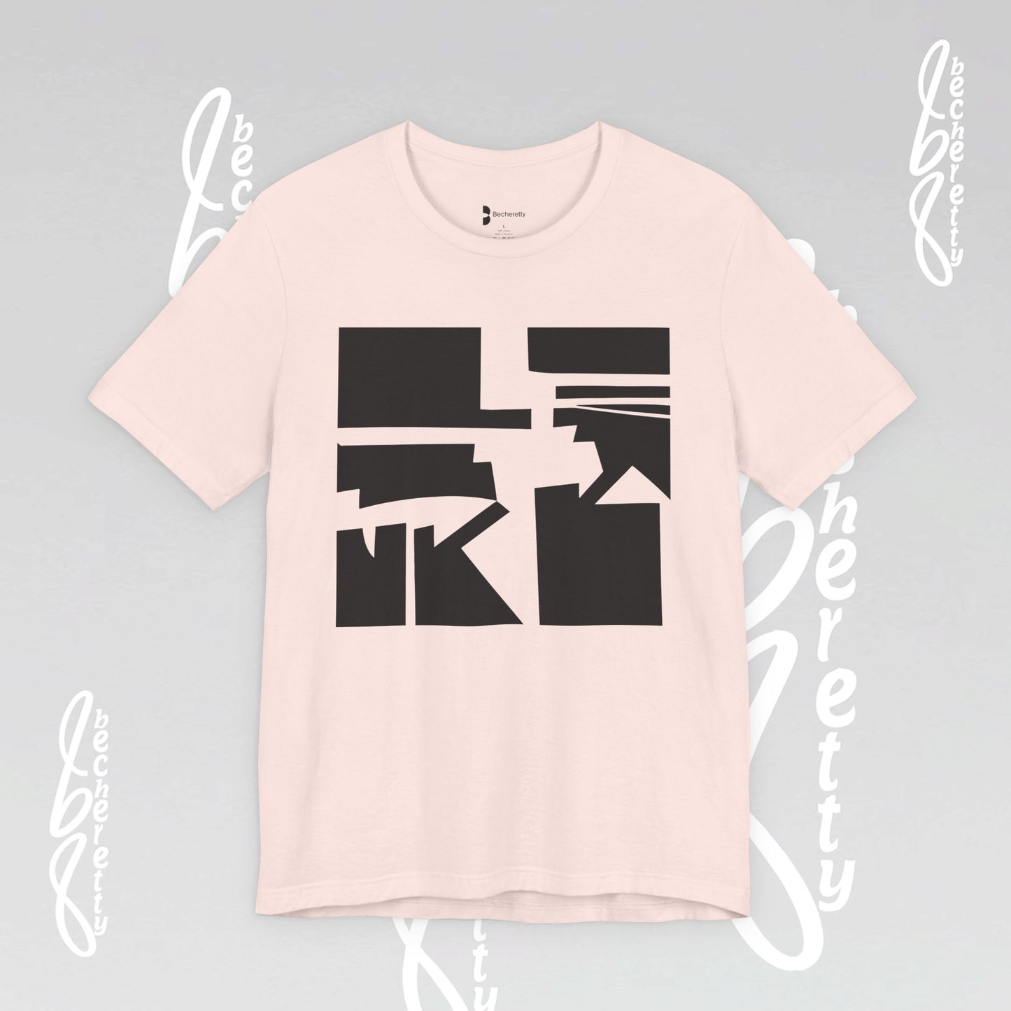 Abstract Graphic Art T-Shirt - Becheretty - Casual Wear - Gift for Art Lovers - Modern Artwork Apparel