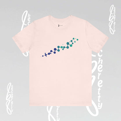 Abstract Graphic Tee - Supporting Autism Awareness - Becheretty design. Wear it to share the message