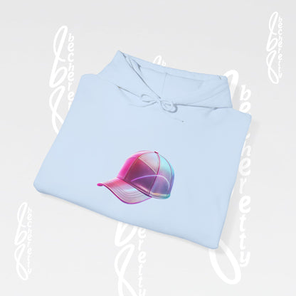 Graphic Hoodie "Retro Cap" for Creative Souls - Art Minimalist Becheretty - Stylish - Casual Wear