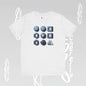 Graphic "Abstract Geometrics" T-Shirt Becheretty - Short Sleeve - Art Minimalist - Casual Wear