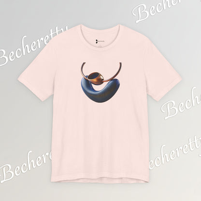 Necklace - Artistic design - T-Shirt short sleeve Becheretty- Fashion Casual Wear - Ideal Gift for Women