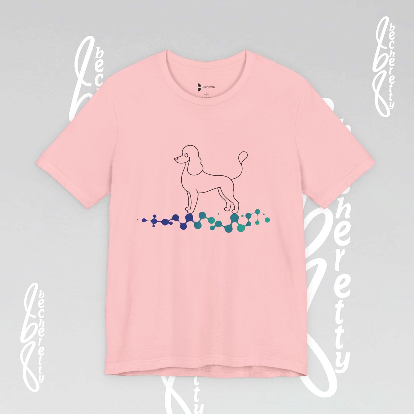 French Poodle T-Shirt Unisex - Becheretty - Casual Wear - Perfect Gift for Poodle's owners