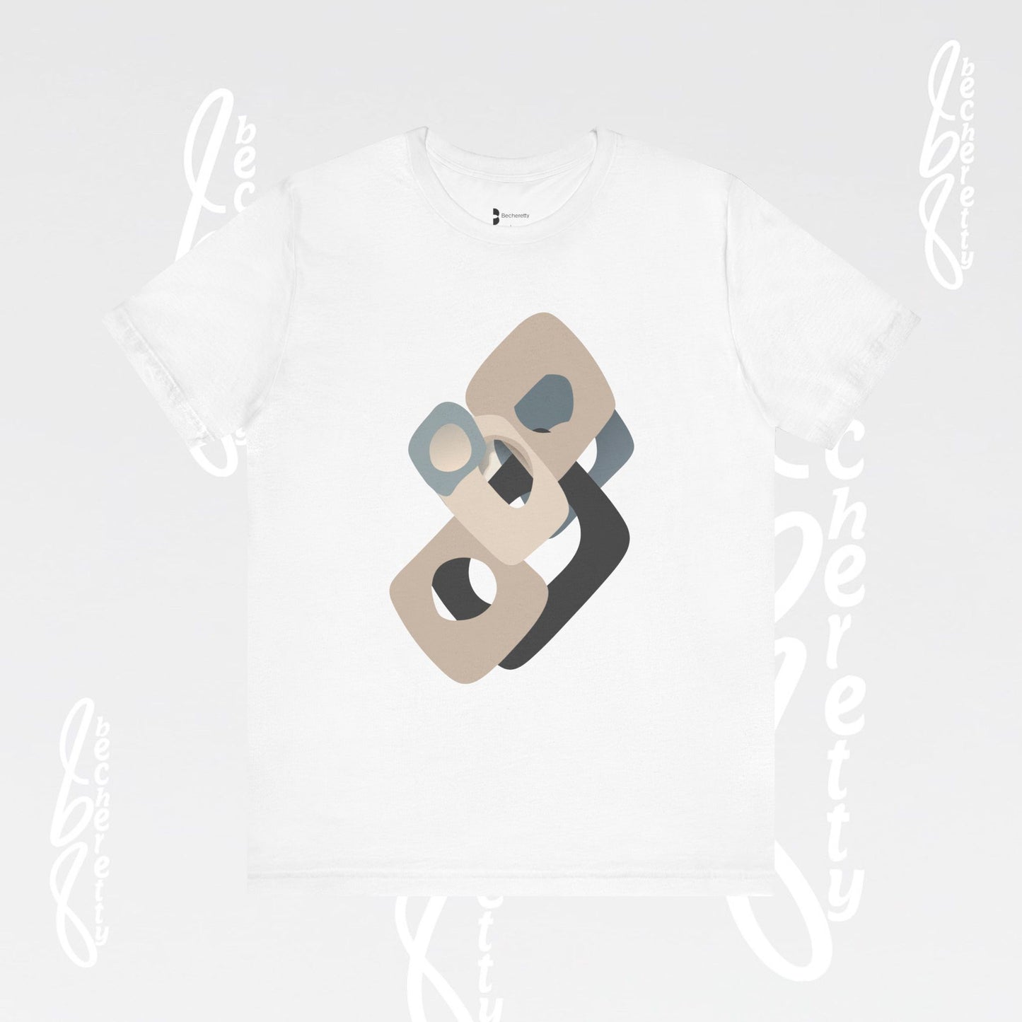 Flow Graphic Tee - Becheretty Minimalist Design - Perfect for art enthusiasts - Stylish Casual Wear