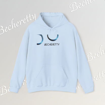 Broken Vector Hooded - Minimalist Design Becheretty - Art Lovers Statement