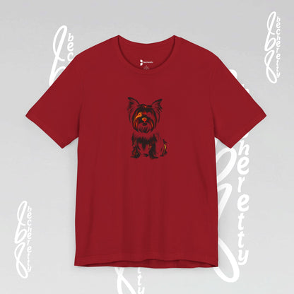 Yorkie Graphic T'Shirt Becheretty - Perfect gift for Pets Lovers - Casual Wear