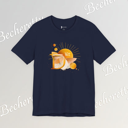 Golden Source Tee "Vit.D" A statement piece from Becheretty that symbolizes vitality, optimism, and inner shine.