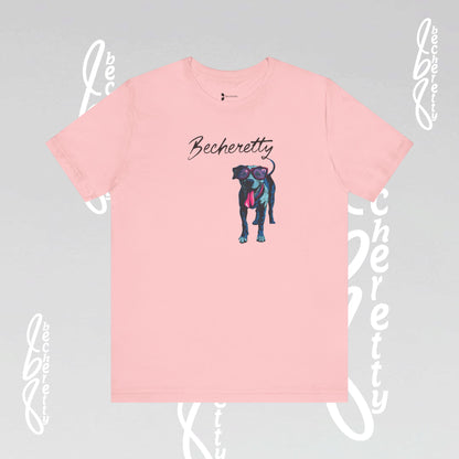 Dog Lovers T-Shirt Unisex - Art Graphic Becheretty - Unique Pet Apparel - Casual Wear