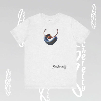 Necklace - Artistic design - T-Shirt short sleeve Becheretty- Fashion Casual Wear - Ideal Gift for Women