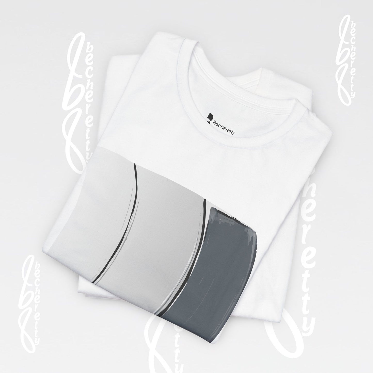 Modern Minimalist Becheretty design - Unisex Tee - Stylish Graphic - Summer - Casual Wear