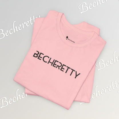 Short Sleeve Tee Becheretty  "Minimalist Design. Maximum Impact" Express Yourself. Casual Wear