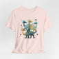 Abstract Balance "Dino"  Modern Graphic T-Shirt - Art Graphic Becheretty - Original abstract Illustration